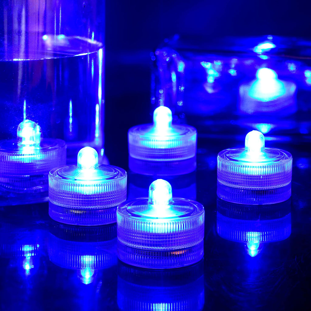 HL Submersible Led Lights Mini Waterproof RGB Tealight Multi Color