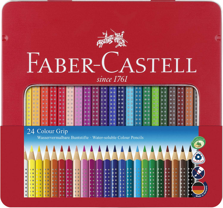 Faber Castell : Albrecht Durer Watercolour Pencils : Metal Tin Set Of 24