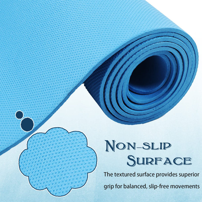10 Pack Yoga Mats Bulk, 68'' x 24'' x 4mm Thick Yoga Mats for Kids and  Adult Gym Mats Bundle Latex Free Exercise Mats with Non Slip Texture for