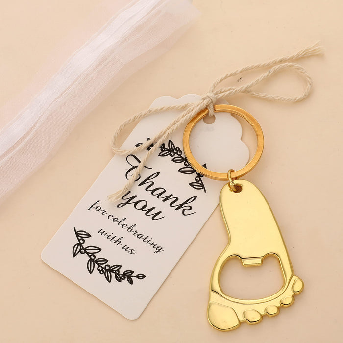 15 Pack Baby Shower Favor Keychain Bottle Openers for Baby Birthday s Gender Reveal Baby Shower Souvenirs for Guest Newborn