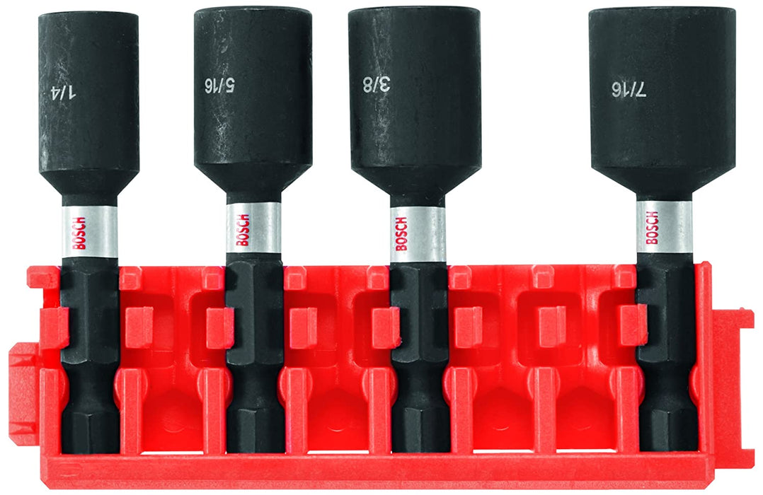 BOSCH CCSNSV17804 4Piece 1-7/8 In. Nutsetters with Clip for Custom Case System