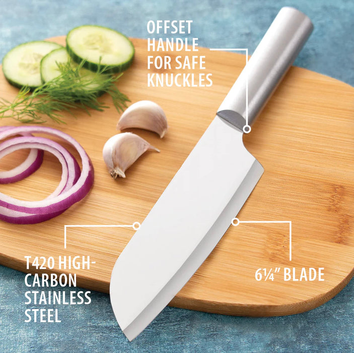  Rada Cutlery Everyday Paring Knife Stainless Steel Blade with  Aluminum Made in USA, 6-3/4 Inches, Silver Handle: Paring Knives: Home &  Kitchen