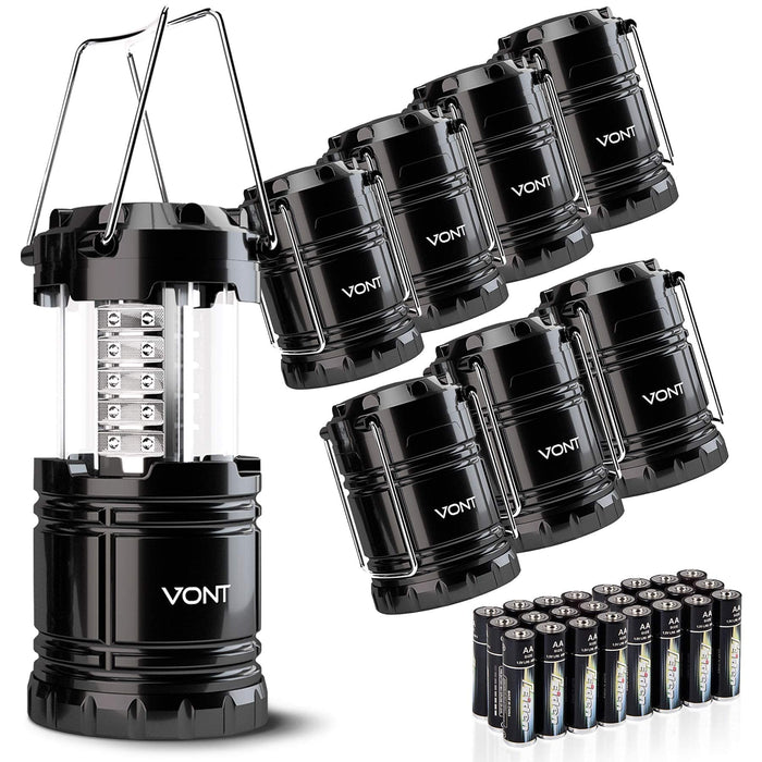 Vont 8 Pack LED Camping Lantern, LED Lanterns, Suitable Survival Kits —  CHIMIYA