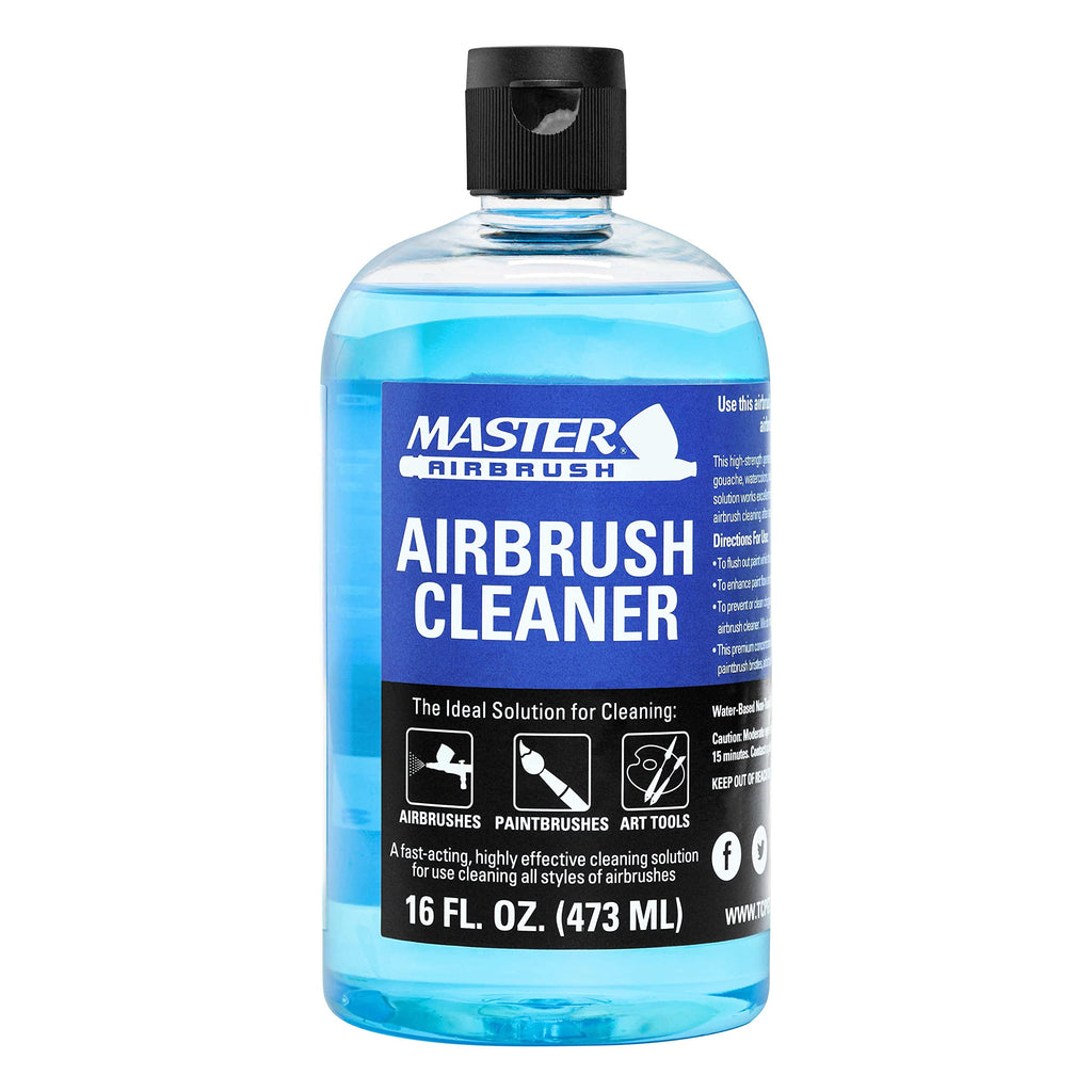 Airbrush Cleaner (16-oz Per Bottle), Made in The USA