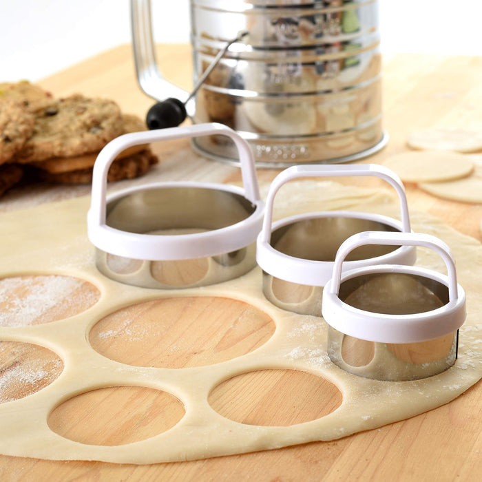 Norpro Biscuit/Cookie Cutters, Set of 3
