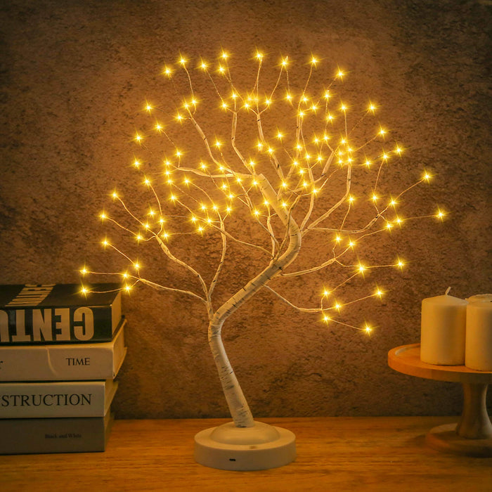  Led Tabletop Bonsai Tree Light 20 Inch LED Copper Wire
