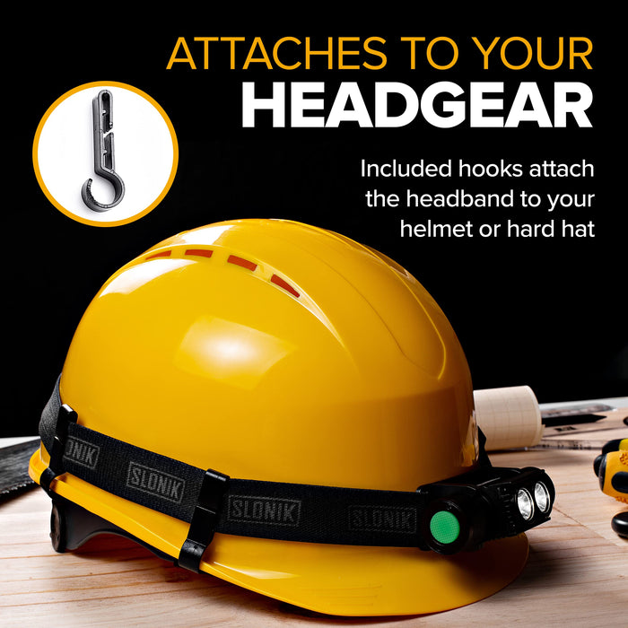 SLONIK Headlamp Rechargeable 1000 Lumen LED USB Rechargeable Headlig —  CHIMIYA