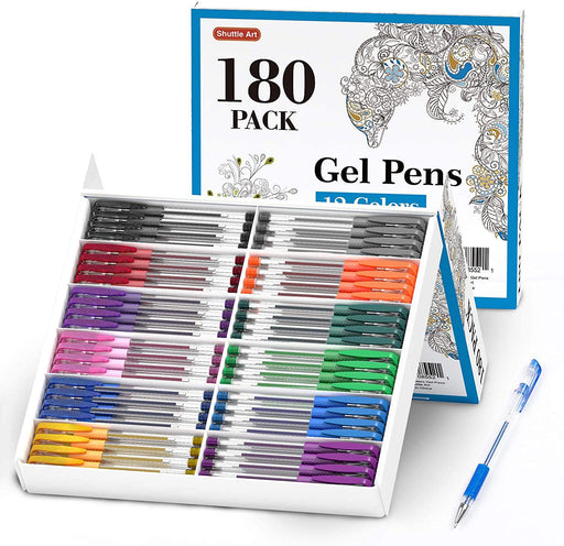 240 Gel Pens for Adults Coloring Book,120 Coloring Markers Colored