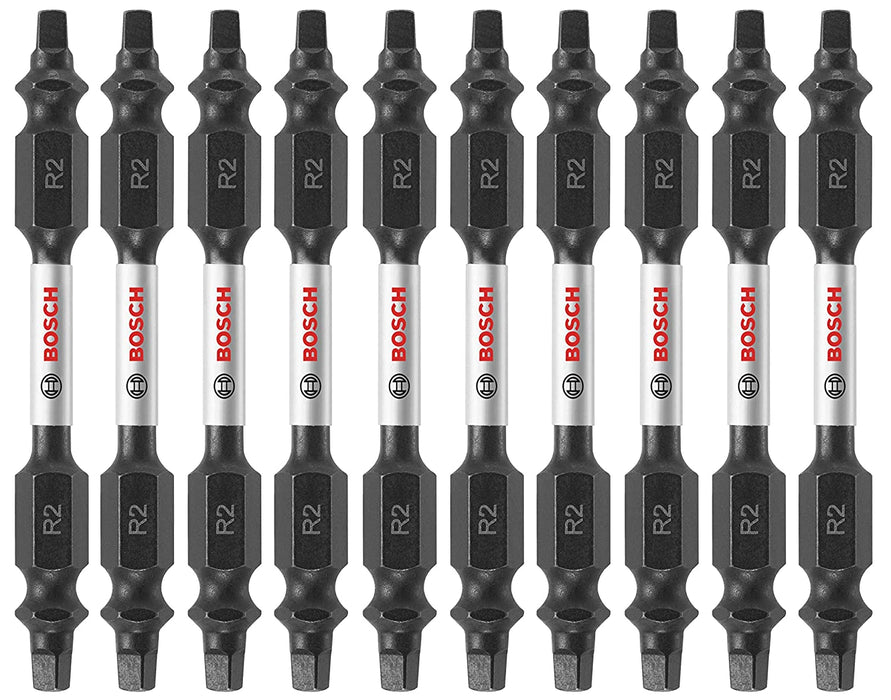 BOSCH ITDESQ225B Impact Tough 2.5 In. Square 2 Double-Ended Bits