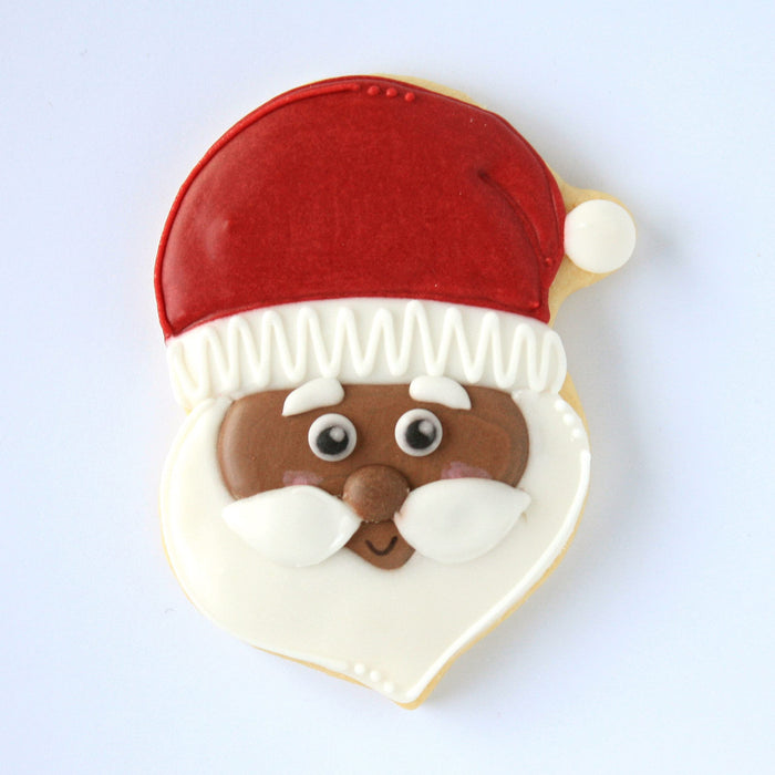 Ann Clark Cookie Cutters Santa Face Cookie Cutter by Flour Box Bakery, 4"