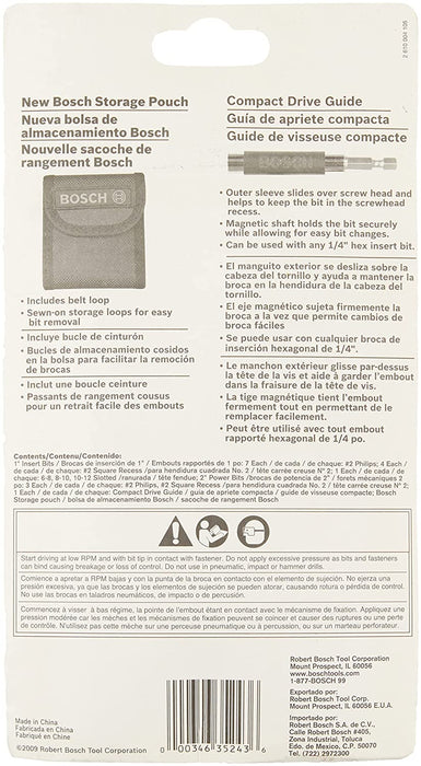Bosch T4021 Screwdriver Bit Set 21-Piece