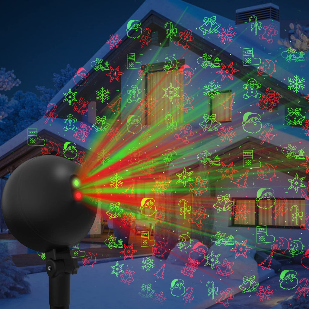 Christmas Laser Light Projector Spotlight - Birddog Lighting