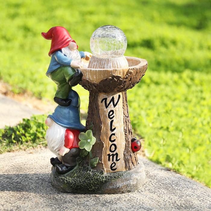 Ovewios Garden Gnome Statue Outdoor Decor, Large Funny Gardern Gnomes —  CHIMIYA