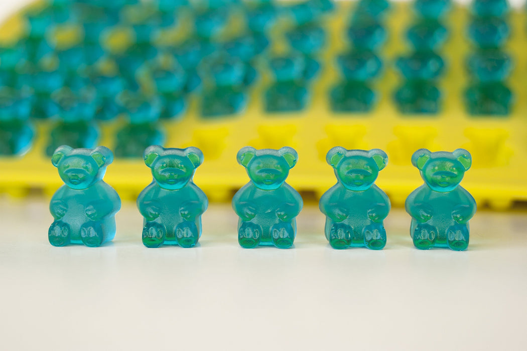 Jumbo Size Gummy Bear Mold, Makes 22 Bears, Food Grade Silicone to Make  Candy, Soap, Gelatin, Cupcake Toppers, Chocolate and Ice Tray Molds