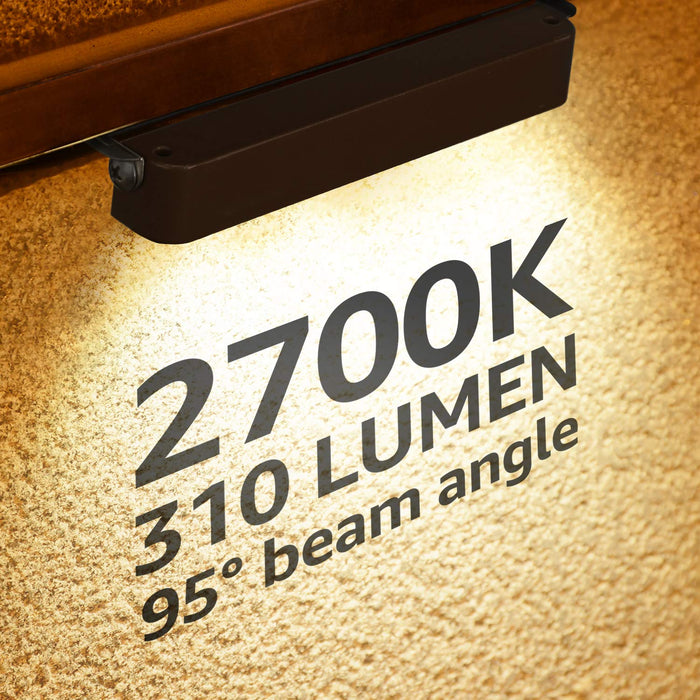 LEONLITE Inch 4.5W LED Hardscape Lighting 270° Swivel, Retaining Wall Lig - 3
