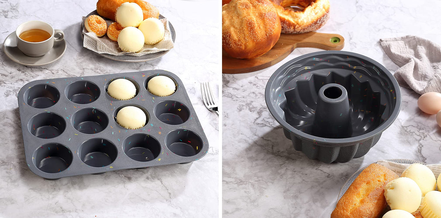 51PCS Silicone Bakeware Set Silicone Cake Molds Set For Baking, Includ —  CHIMIYA