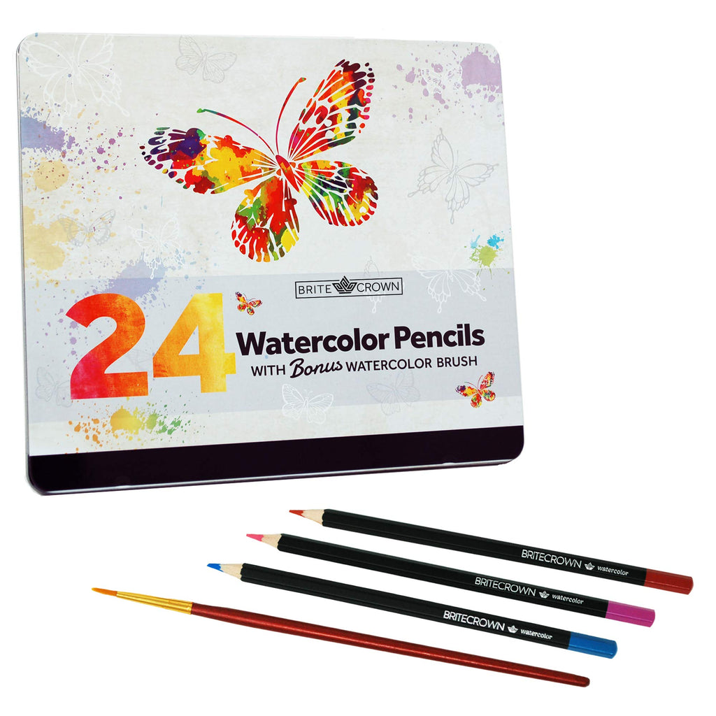Watercolor Colored Pencils for Adult Coloring Professional 72 Bulk