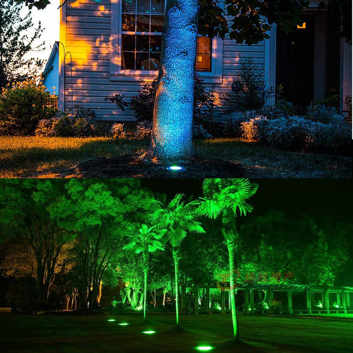 AHSELLUS RGBW Low Voltage Landscape Light In-ground Lights LED Well Li —  CHIMIYA