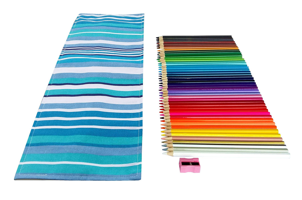 Gaya Fesyen Premium Colored Pencils Roll-Up Wrap Case Oil-Based Drawin —  CHIMIYA