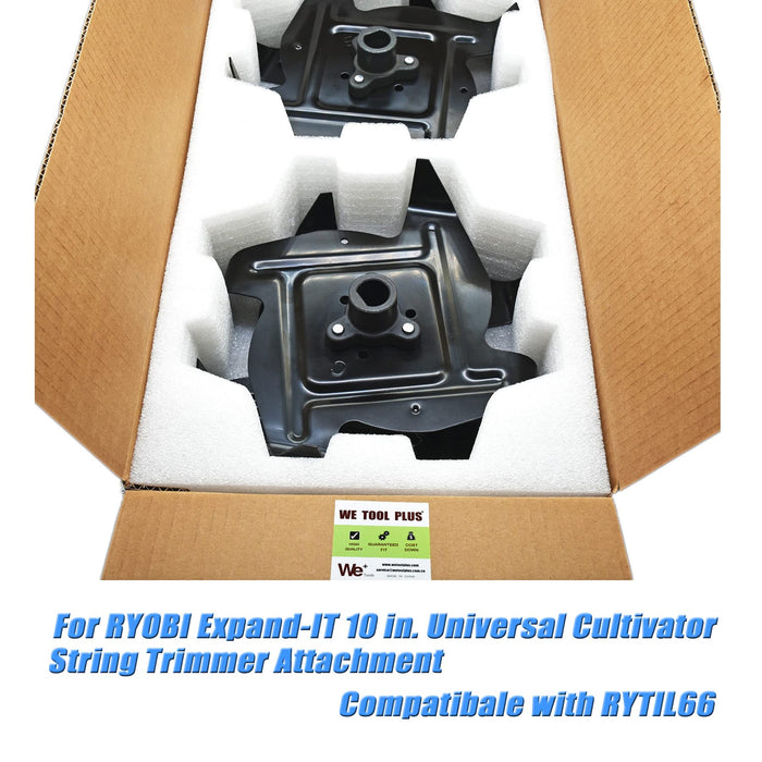 WETOOLPLUS Tines Blade Set WTA0232 for RYOBI Expand-IT 10 in. Universal Cultivator String Trimmer Attachment Compatibale with RYTIL66