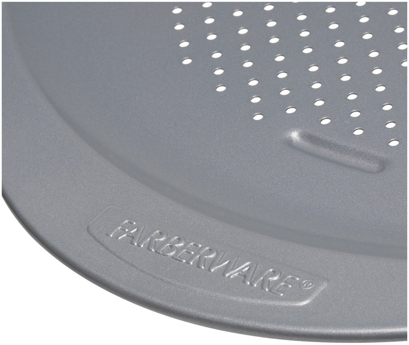 Farberware Insulated Nonstick Bakeware 15.5-Inch Round Pizza Pan, Light Gray