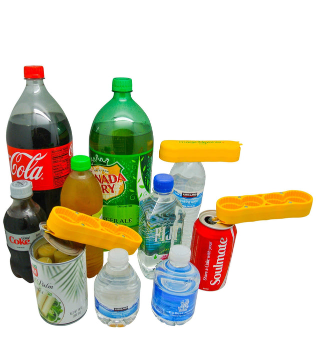 Arthritis Bottle Opener - magic Opener COMBO | Water Bottle Opener | Twist-off - Plastic Bottles | Easily open over 16 different