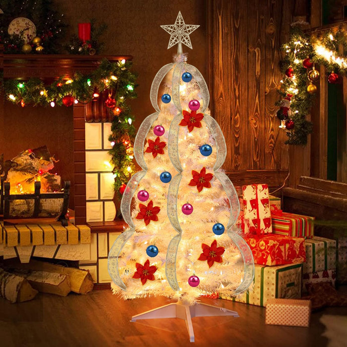 TURNMEON 4 Ft 80 LED Valentines Day Tree Decoration with Timer 8