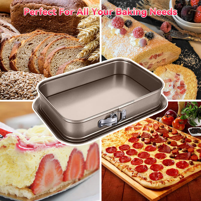 Springform Pan, 7/8/9 inch Non Stick Cheesecake Pan/Round Cake Pan/Springform Cake Tin with Removable Bottom and Quick-Release Latch