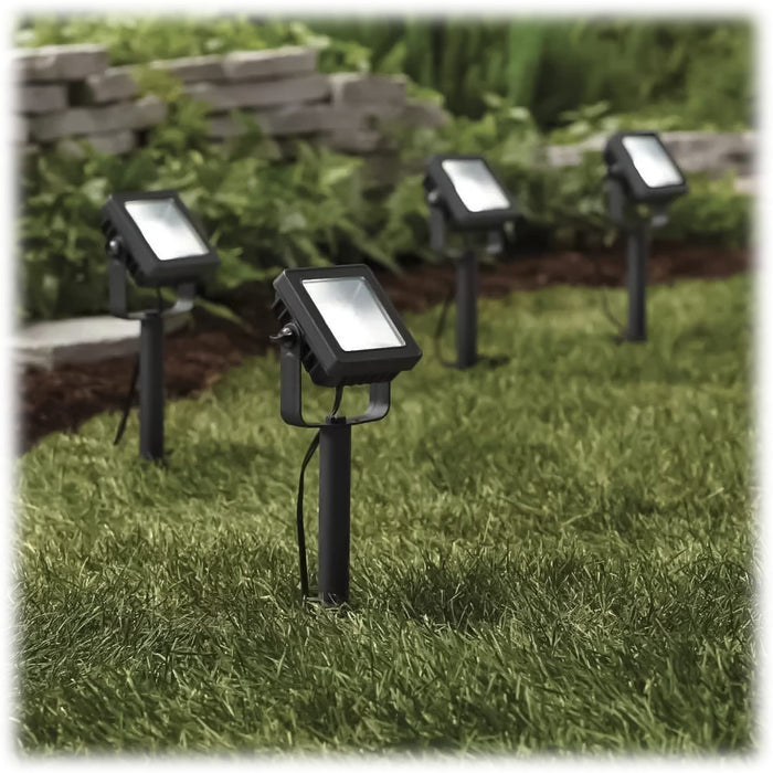 Paradise 4-Pack Low Voltage Outdoor Integrated LED Landscape Floodligh —  CHIMIYA