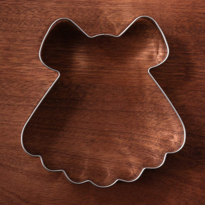 LILIAO Princess Dress Cookie Cutter - 4 x 4.2 inches - Stainless Steel