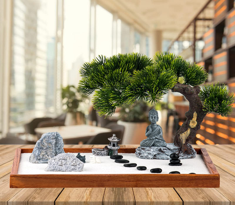 Zen Garden Kit Jardin Zen Garden for Desk Zen Garden Accessories Mini —  CHIMIYA