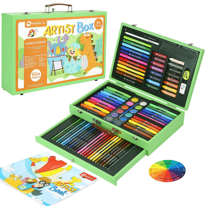 MEEDEN Art Set for Kids, 95 Pieces Kids Drawing Painting Art Kit