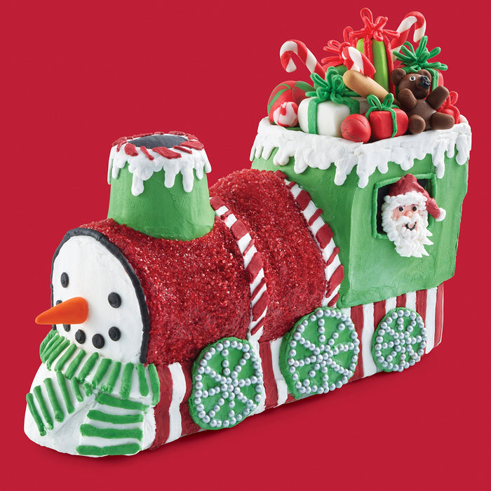 1pc Plastic Christmas Train Cake Decorations 2023 Christmas Ornament Xmas  Gift | Fruugo IE