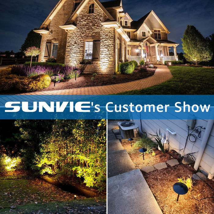SUNVIE LED Landscape Lighting Kit Low Voltage Landscape Lights with Tr —  CHIMIYA