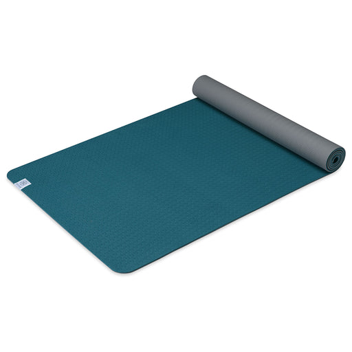 GoFit Printed Yoga Mat - Blue, Purple, and Green