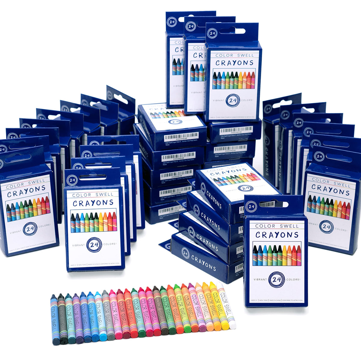  Color Swell Washable Markers Bulk Pack 18 Boxes of 8