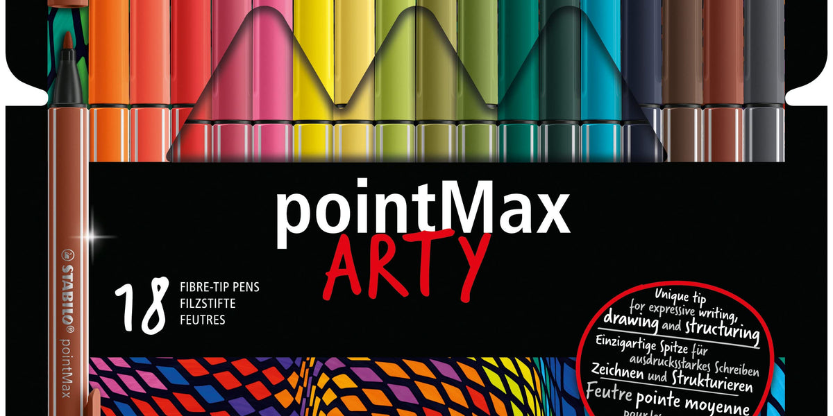 Writing felt-tip pen STABILO pointMax - pack of 15