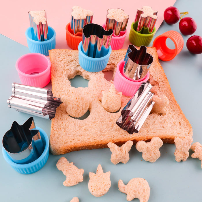 FUNUTTERS Sandwich Cutters for Kids with Cute Food Picks, 20 pc. Set, —  CHIMIYA