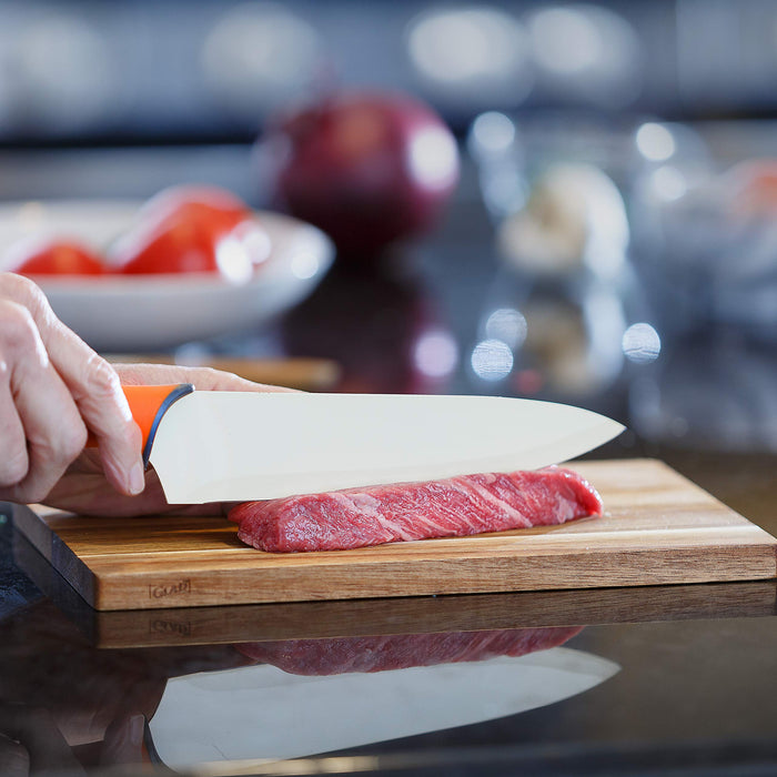 MEAT! Butcher Knives Set with Stainless Steel Blades and Slip-Resistant  Handles for Meat Processing