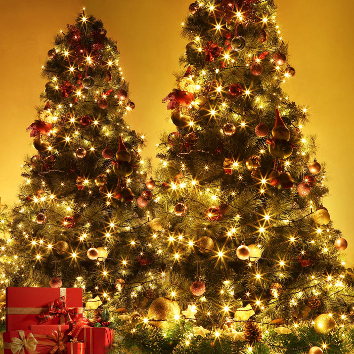 Decute 300led Christmas Tree Lights Outdoor Indoor String Lights 108ft Extendabl