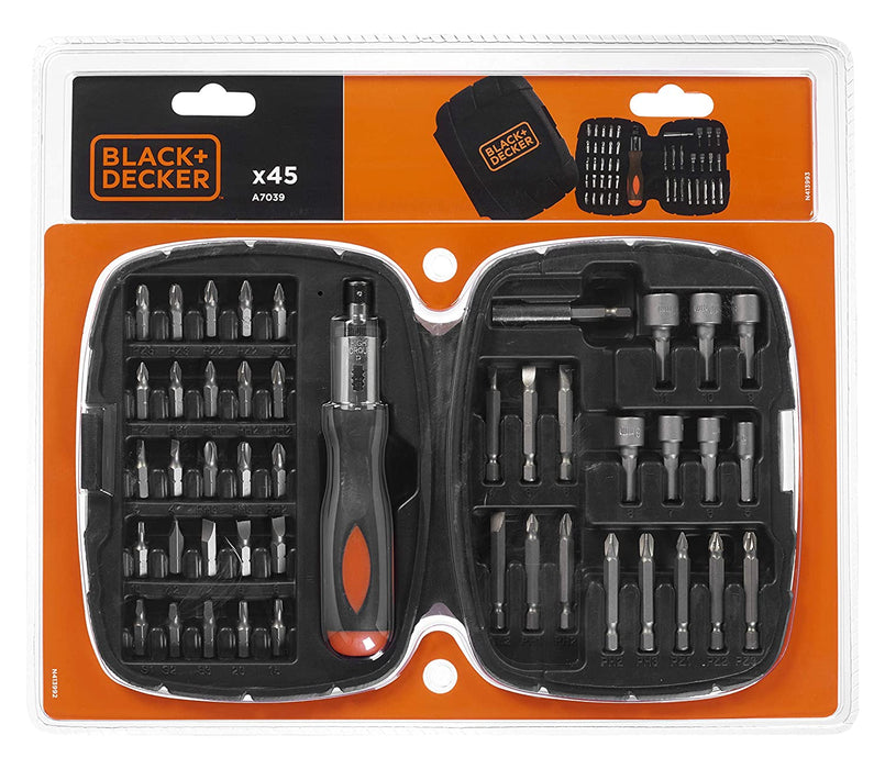 black and decker screwdriver bits set