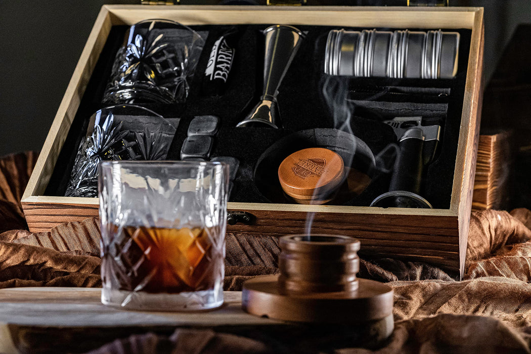 Cocktail Smoker Kit, Old Fashioned Cocktail Whiskey s for Men, Drinkin —  CHIMIYA