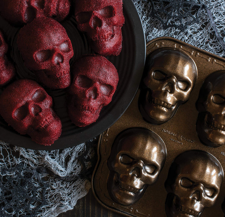 Nordic Ware Cakelet Pan | Skull Bites