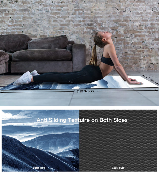 Umineux Yoga Mat Non Slip, Pilates Fitness Mats, Eco Friendly, Anti