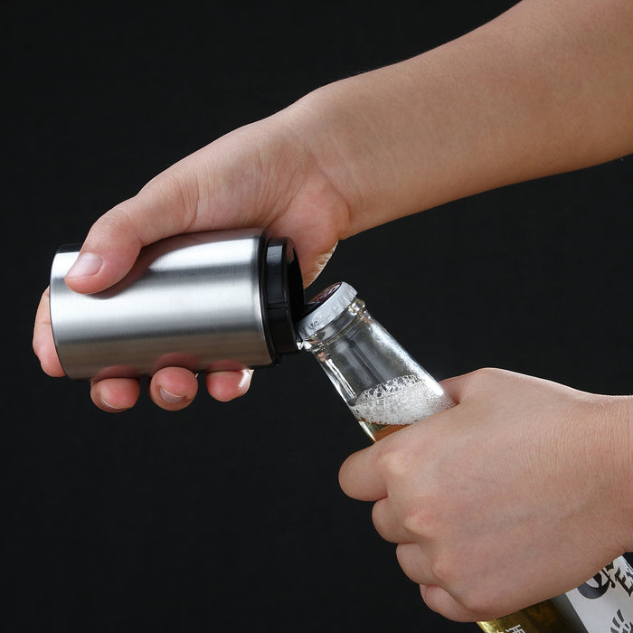 HQY Magnet-Automatic Beer Bottle Opener, No Cap Can Escape (New Verision)