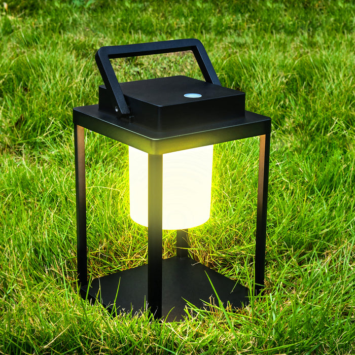 Outdoor Table Lamp, Led Lamps for Nightstand, Solar Lanterns Outdoor  Hanging for Patio Waterproof, Cordless Battery Operated Lamp, Rechargeable  Solar