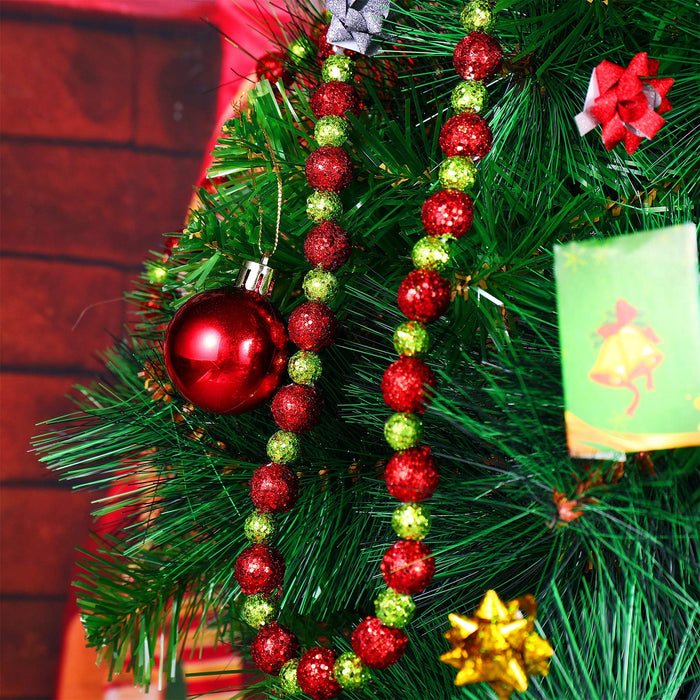 WILLBOND 16 Feet Christmas Bead Garland Christmas Glitter Beads Glitte —  CHIMIYA