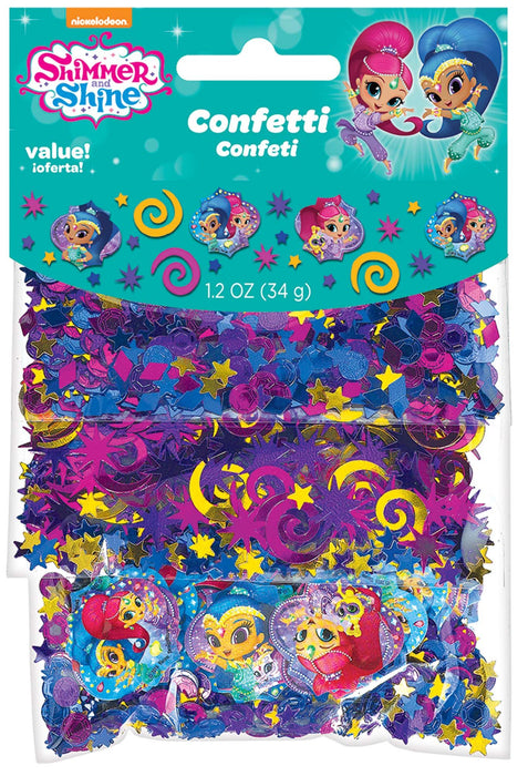 amscan 361653 Confetti Shimmer and Shine„¢ Collection 1 pack Party Accessory, Multicolor