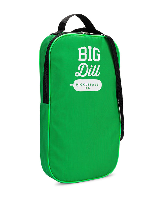 Big Dill Pickleball Co. Pickleball Paddles Set -- Includes 2 USA Pickleball-Approved Paddles with Neoprene Covers, 2 Pickleballs & Carry Bag