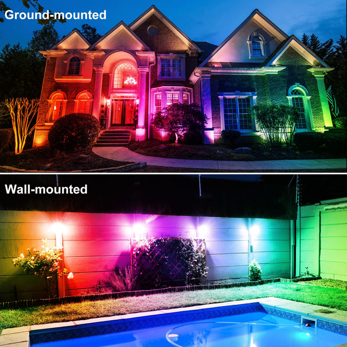 CREPOW RGBW Landscape Lighting, Color Changing 12V Low Voltage Landsca —  CHIMIYA